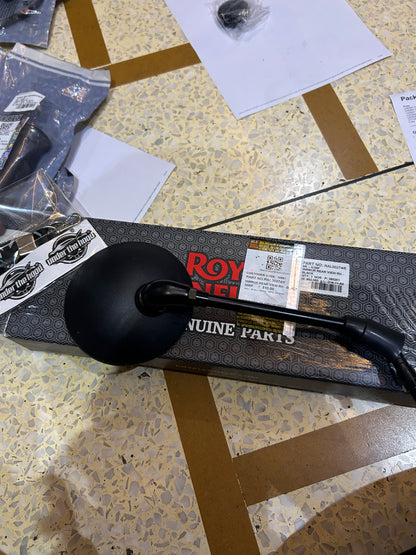 Royal Enfield RAL00274/E – Right-Hand Black Rear-View Mirror (RH) for Hunter 350, Meteor 350 BS6 & UK Euro-V Variants