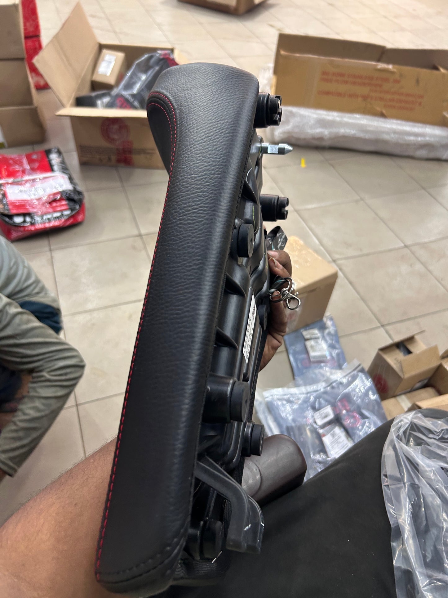 Royal Enfield 1990495 Black Premium Touring Rider Seat — OEM Upgrade for Continental GT 650