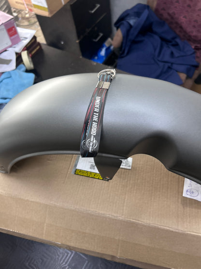 Genuine Royal Enfield Front Mudguard Assembly (Front Fender) – Gun Grey Matt for Classic 350 Reborn – RAG00139/A