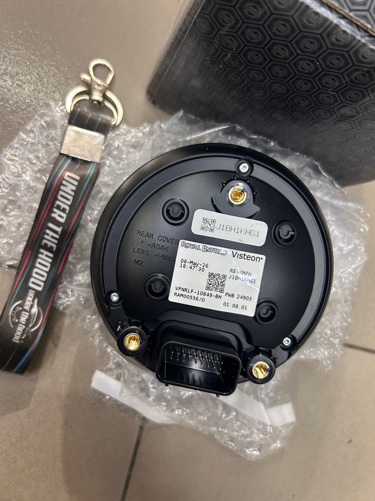 Royal Enfield RAM00556/C – OEM KMPH Instrument Cluster (Single Scale) for Hunter 350 / 350 Models