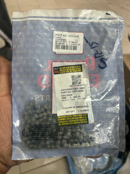 Royal Enfield RLG00123/A OR 1570124/B – Genuine Cam Chain for Meteor 350, Classic 350 Reborn, Hunter 350, Bullet 350 (J-Series)
