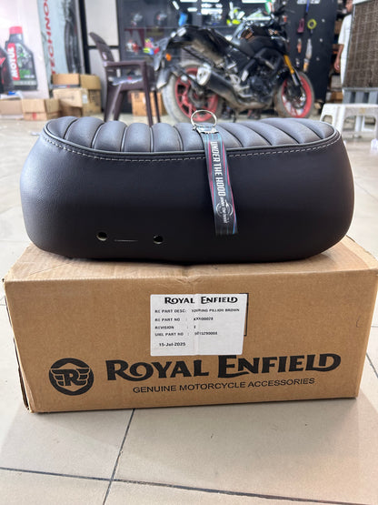 Royal Enfield Brown Touring Passenger Seat for Classic 350 Reborn – KXA00072