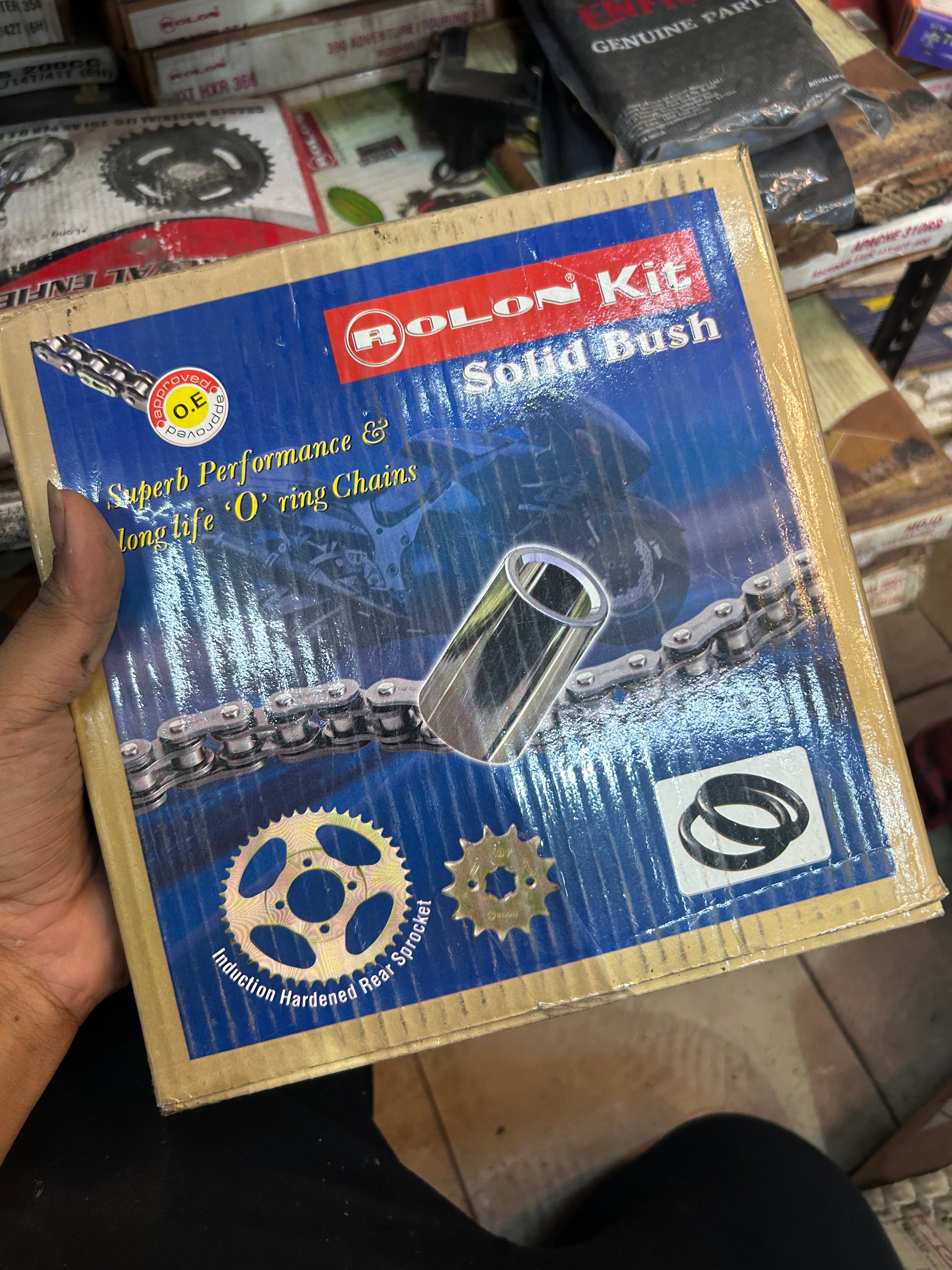 Rolon HPOR 356 Chain Sprocket Kit for Royal Enfield Meteor 350