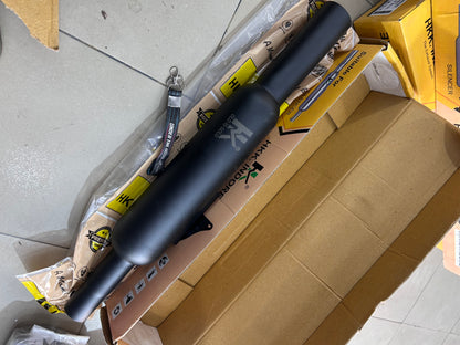 HKK Indore HKM4 Black Silencer for Royal Enfield Classic 350 Reborn J-Series