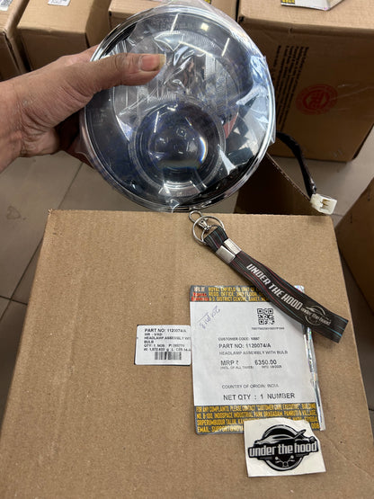 Royal Enfield Headlamp Assembly with Bulb – 1120074/A | OEM Headlamp for Thunderbird-X 350