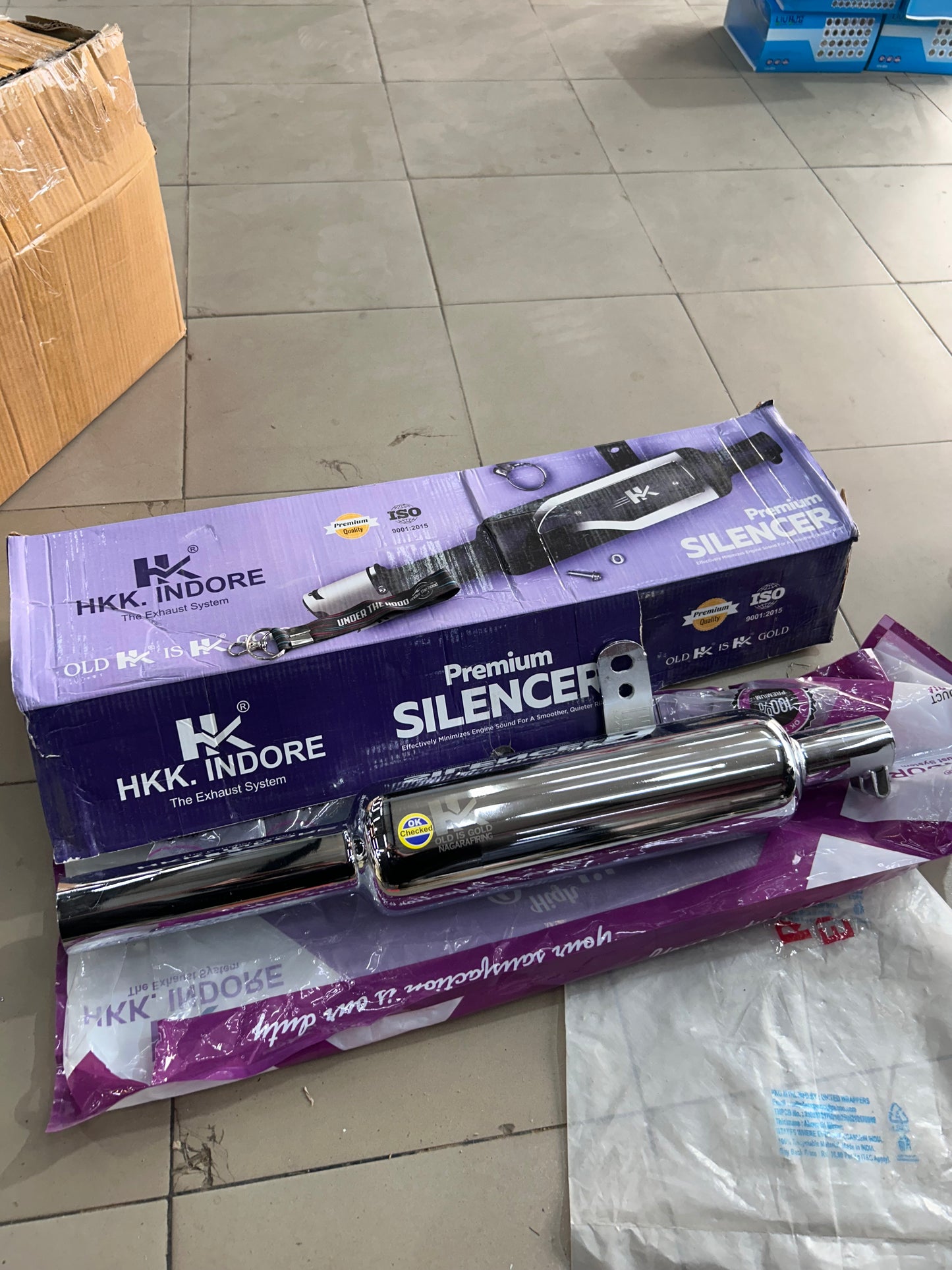 HK INDORI SILENCER FOR METEOR 350 REBORN 350 DIRECT FIT