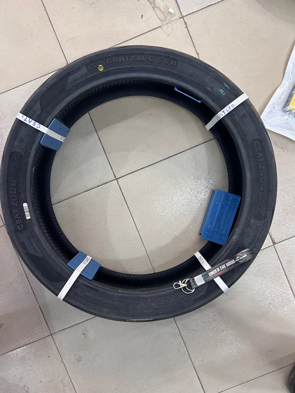 CEAT Zoom Rad X1 150/60 R17 66H Tubeless Rear Bike Tyre – Sport Touring Radial for 150/60R17 Motorcycles