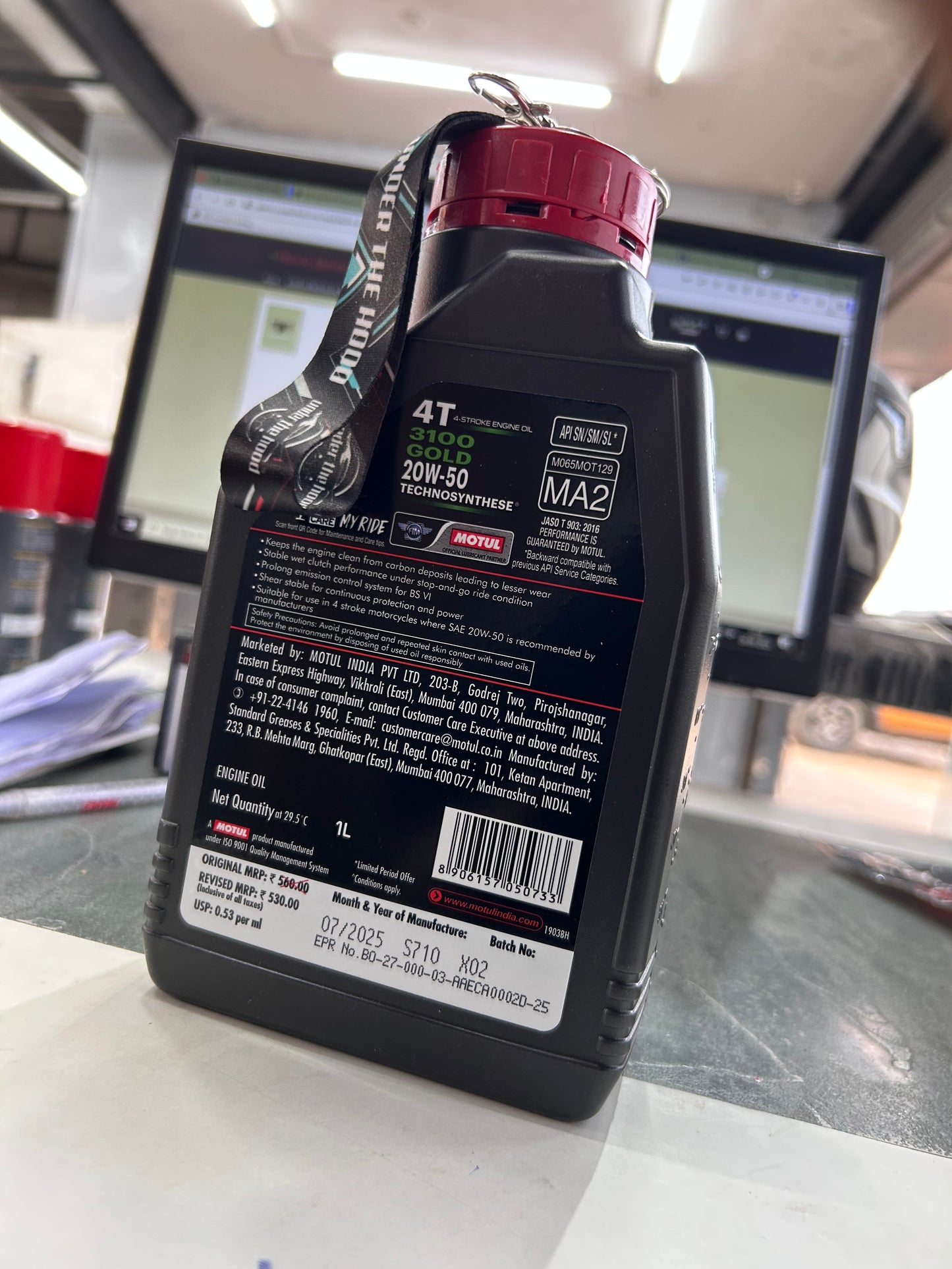 Motul 3100 4T Engine Oil – 1 Litre (10W30 / 10W40 / 20W40)