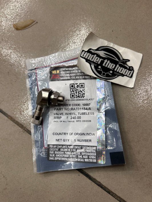 Royal Enfield RAT01154/A - Tubeless Wheel Valve For Goan Classic 350 (Air Valve / Valve Stem) - OEM