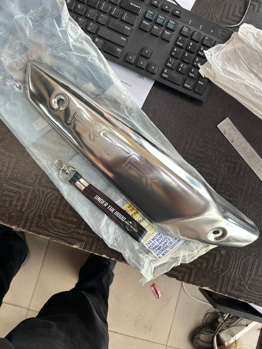 TVS Genuine Apache RTR 160 / RTR 180 Rear Muffler Guard Cover N9221180