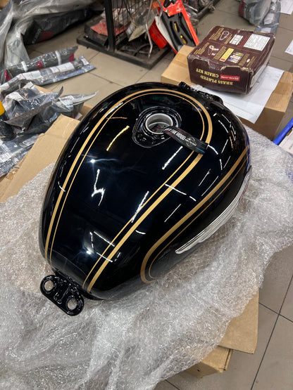 Fuel Tank With Sticker STD Black GPTECH BVI for Bullet 350 UCE KS/ES – Genuine Royal Enfield 866130