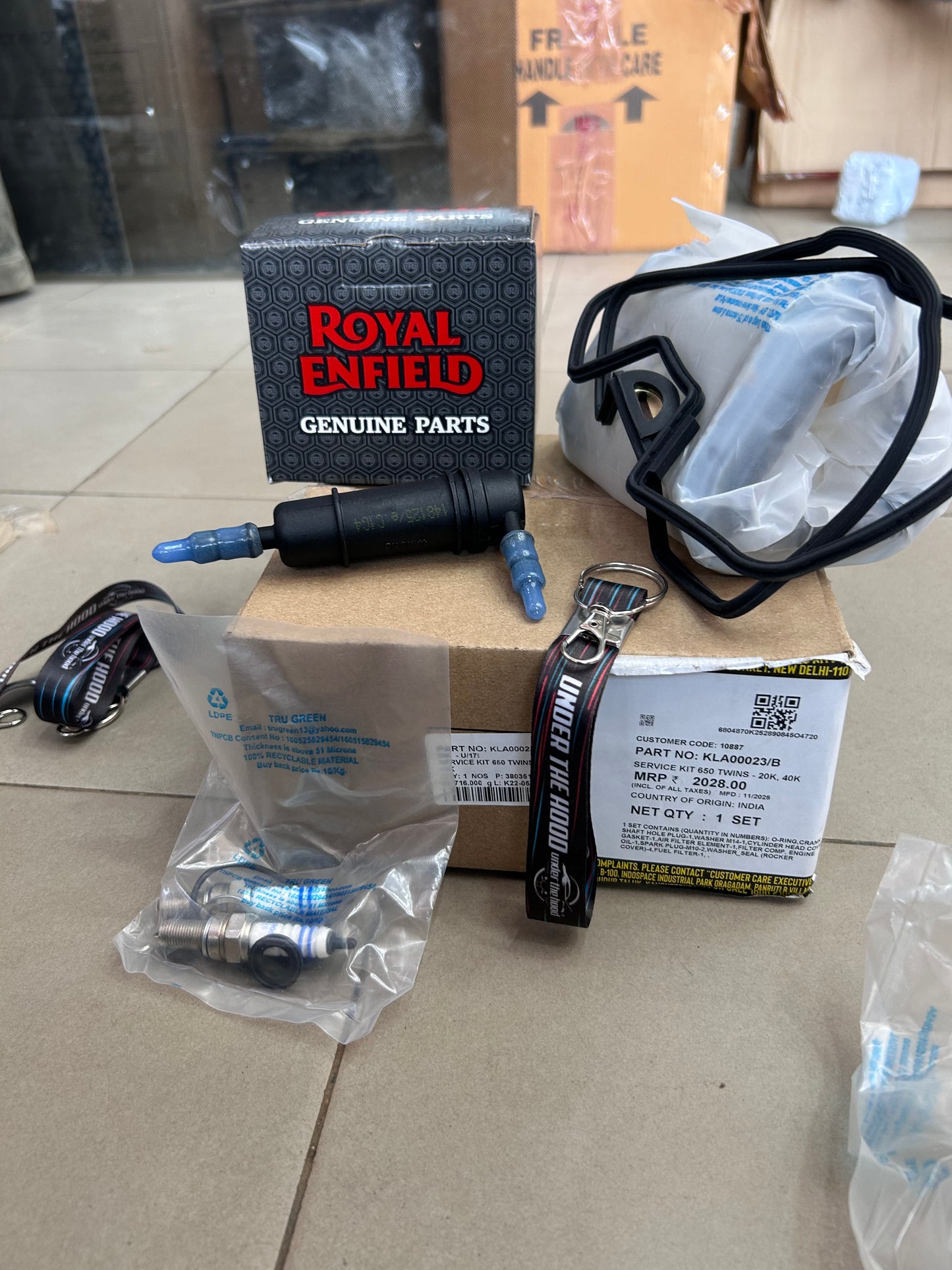 Royal Enfield 650 Twins Service Kit – 20K / 40K Major Service – Interceptor 650 & Continental GT 650 – KLA00023/B