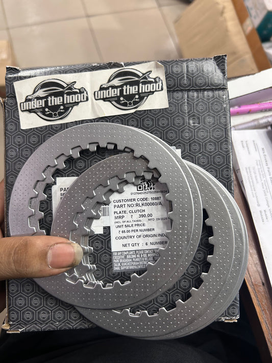 Royal Enfield Clutch Steel Plate (Separator) — Classic 350 Reborn, Meteor 350, Hunter 350, Bullet 350 (J-Series, BS6/Euro 5) — RLK00060/A
