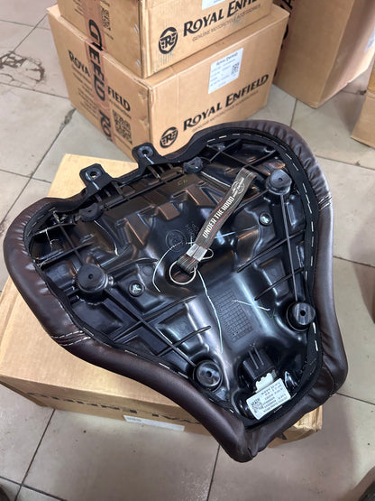 Royal Enfield Brown Touring Rider Seat for Meteor 350 KXA00074