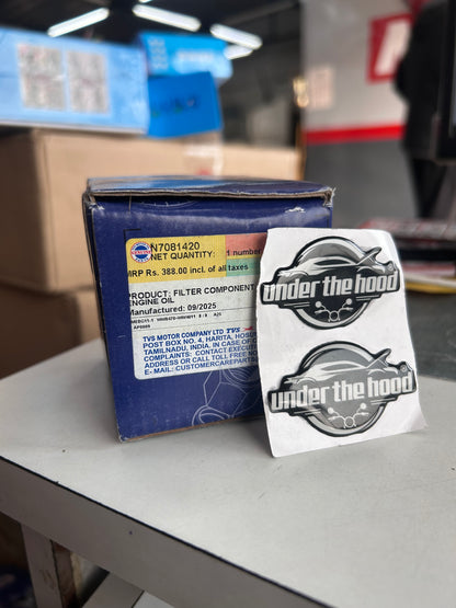 Apache RR310 / BMW G310 Service Kit – Genuine TVS OEM (Air Filter + Oil Filter | Part No. N7081420, N7040380)