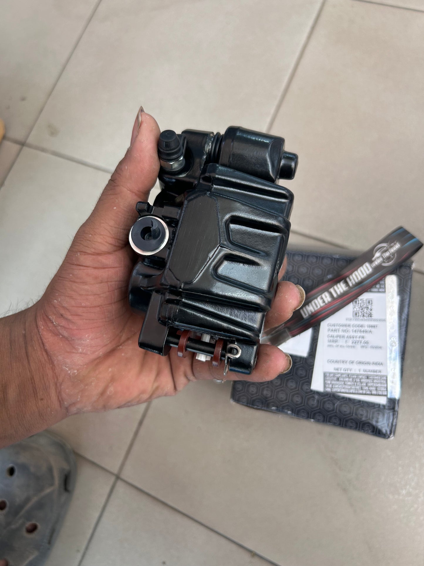 Royal Enfield 147649/A – Genuine Front Brake Caliper Assembly for Classic 350, Thunderbird, Bullet