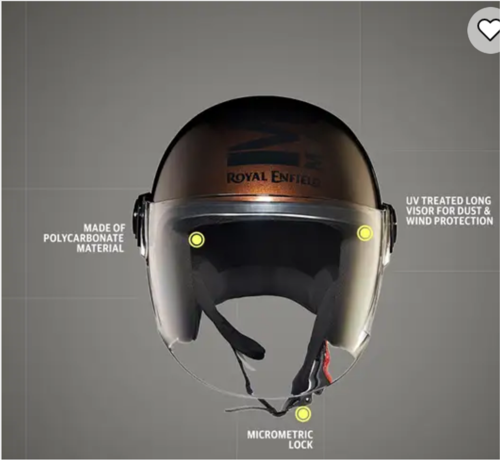 Royal Enfield Helmet Visor BUY ROYAL ENFIELD BOBBER HELMET ONLINE