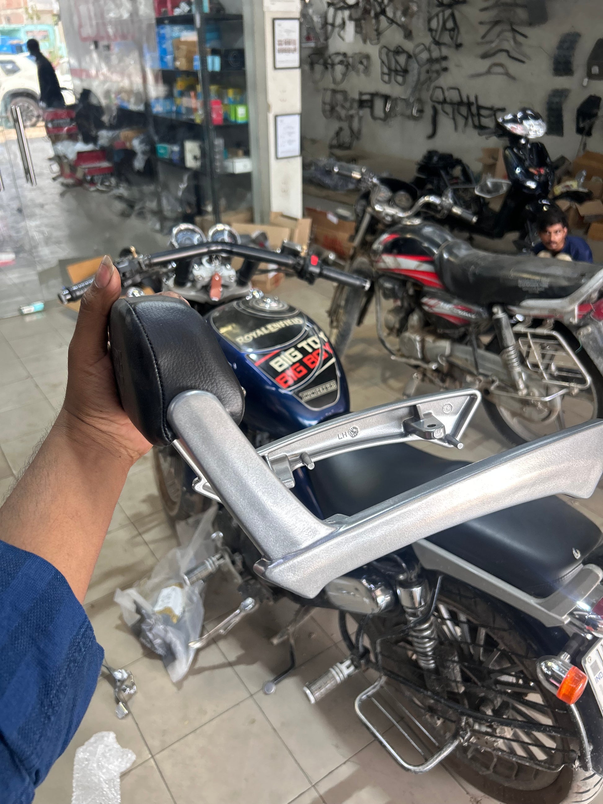 thunderbird 350 500 backrest