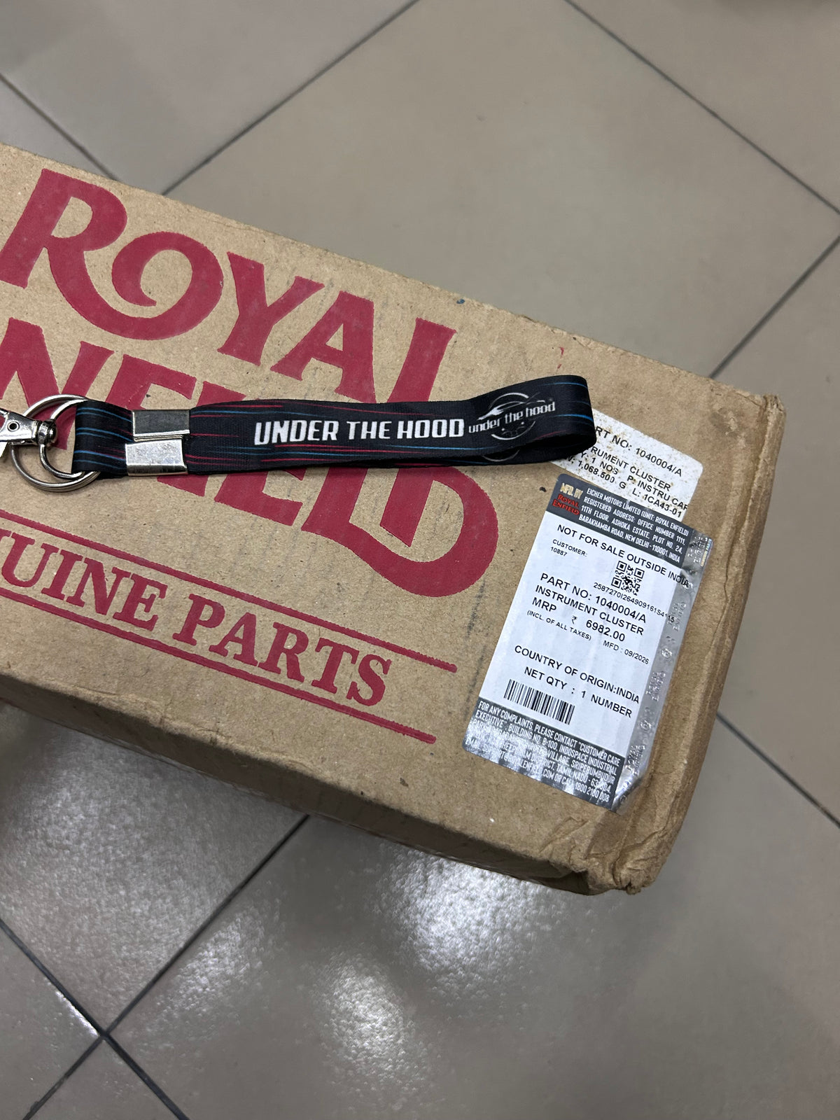 Royal Enfield Thunderbird 500 ABS BS4 Genuine Instrument Cluster | 1040004/A