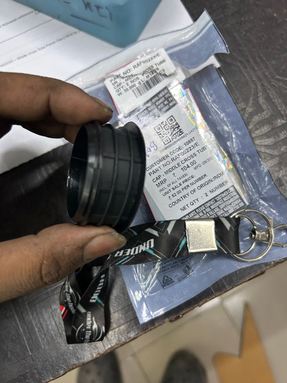 Royal Enfield RAF00223/C – Middle Cross Tube Frame Cap | OEM for J-Series (Bullet 350, Classic 350 UK, Meteor 350, Hunter 350)