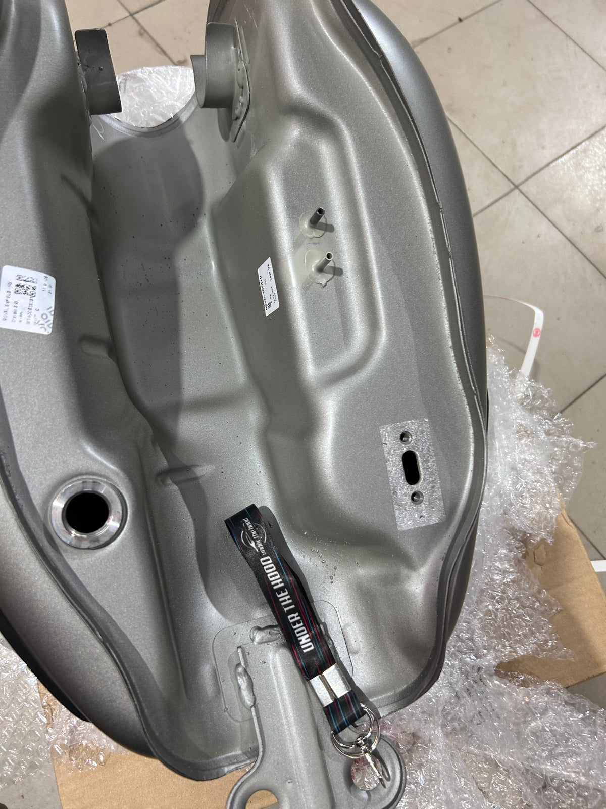Royal Enfield Classic 350 UCE Gunmetal Grey ABS Fuel Tank with Sticker – RAK00080/C