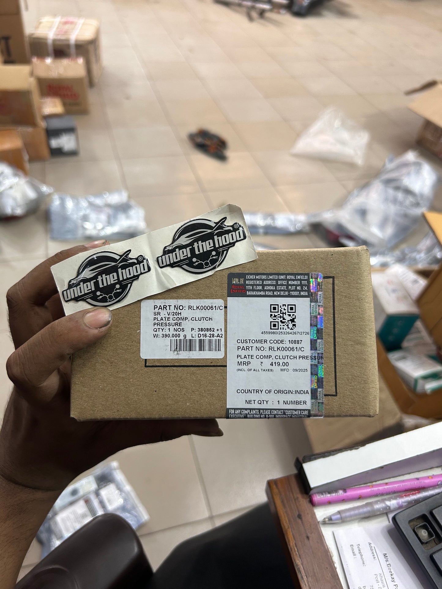 Royal Enfield RLK00061/B – Clutch Pressure Plate (Clutch Center) for Meteor 350, Classic Reborn, Hunter 350 (J-Series)