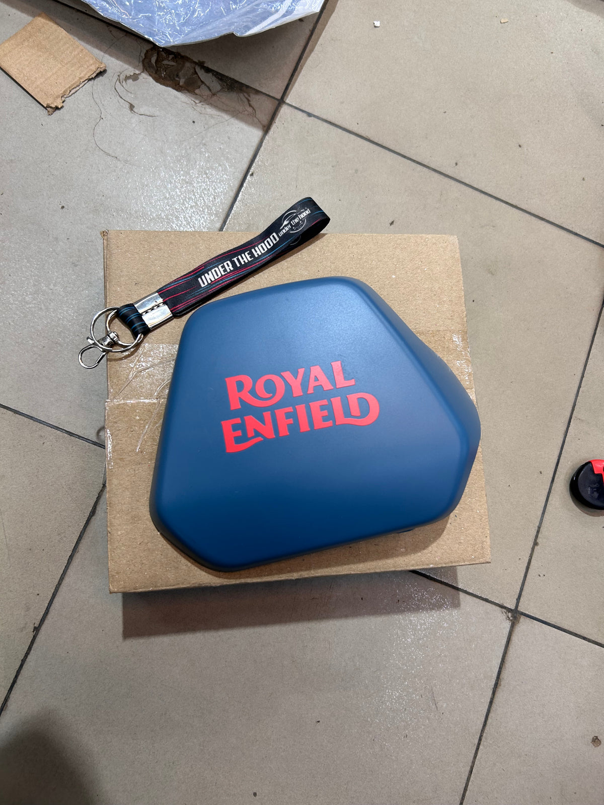 Royal Enfield Scram 440 Trail Blue Genuine RH Tank Panel with Decal | RAG00851/A
