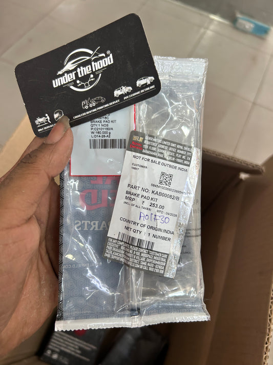 Royal Enfield Front Brake Pad Kit for Meteor 350, Classic 350, Bullet 350, Hunter 350 & Goan Classic 350 – KAB00082/B
