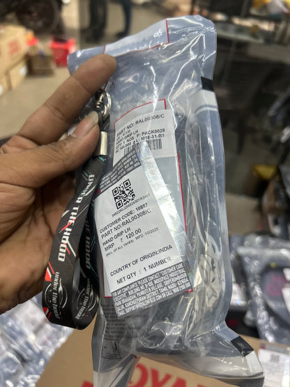 Royal Enfield Left-Hand Grip (LH) – Handlebar Rubber — Himalayan 450 & Guerrilla 450 (Sherpa-450, BS6.2/E5) — RAL00308/C | Genuine OE