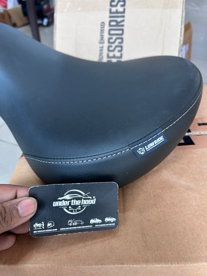 Royal Enfield Classic 350 Low Ride Rider Seat Black KXA00051 | Genuine OEM