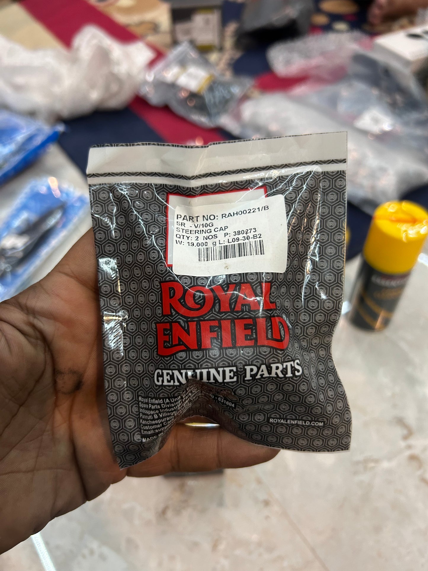 Royal Enfield Steering Cap – RAH00221/B – Genuine OEM for Hunter 350 & Meteor 350 (J-Series)