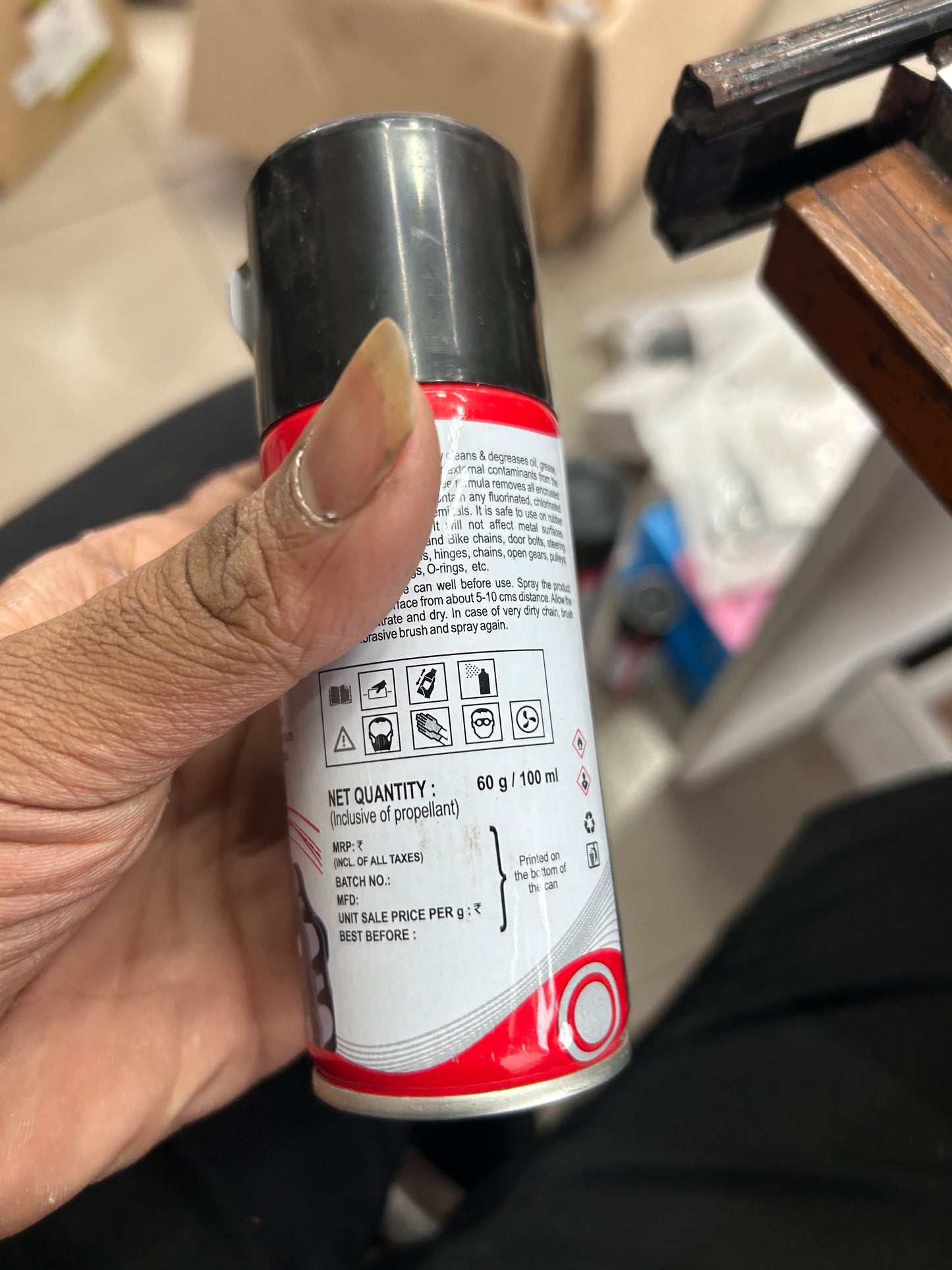 Hero Genuine Chain Cleaner Spray 100ml (SPDCHC0001S) – Safe Degreaser for Harley X440 / 440X & Hero Mavrick 440 Chains