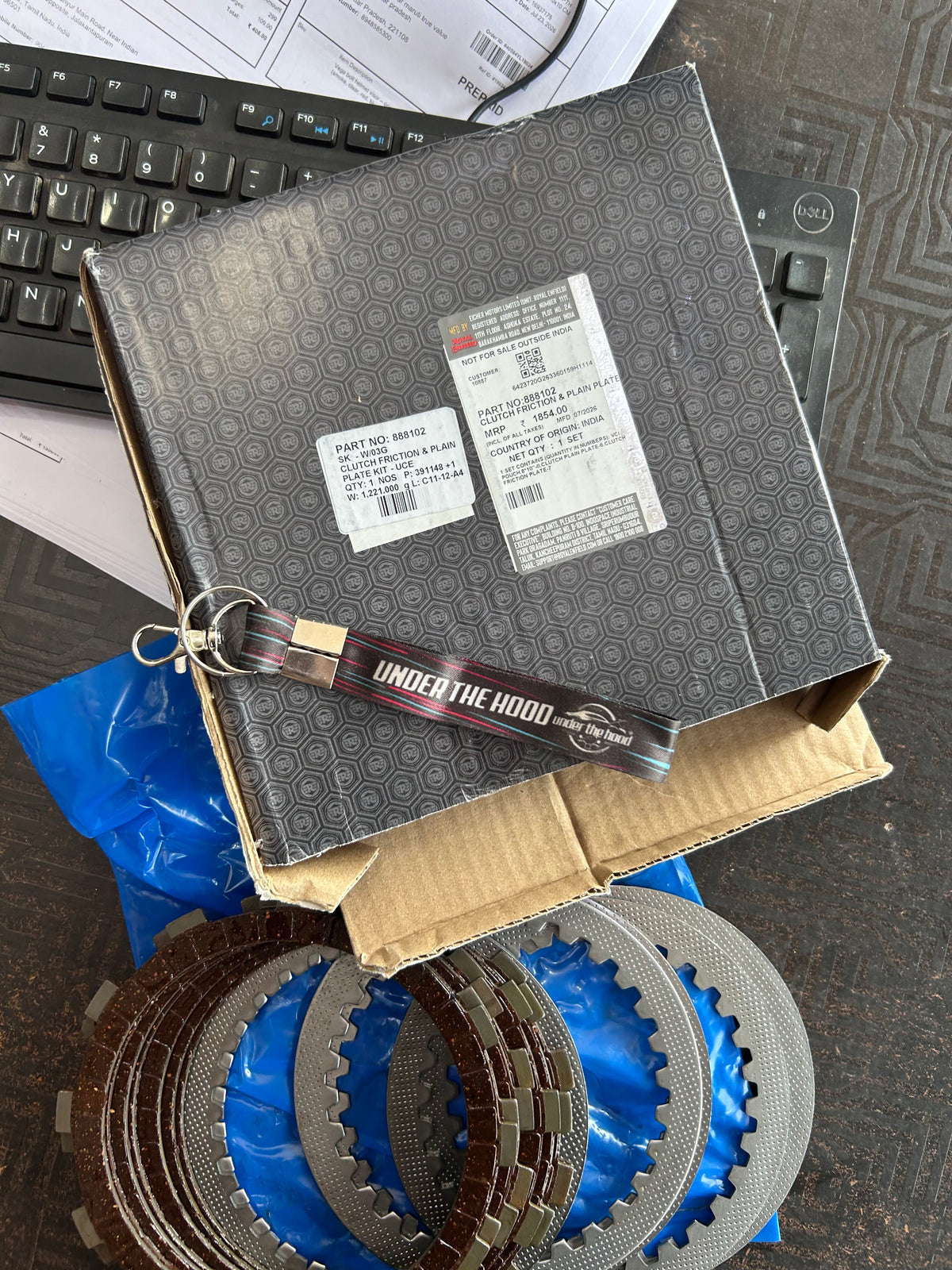 Royal Enfield UCE 500 & Continental GT 535 Clutch Friction and Plain Plate Kit – 888102