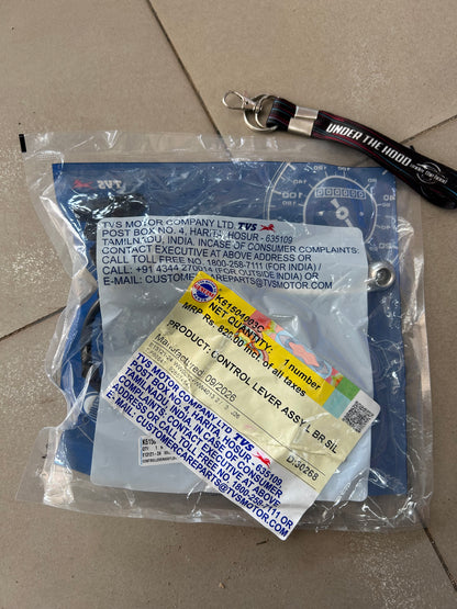 TVS iQube Genuine Left Rear Brake Lever Bright Silver | K61504003C