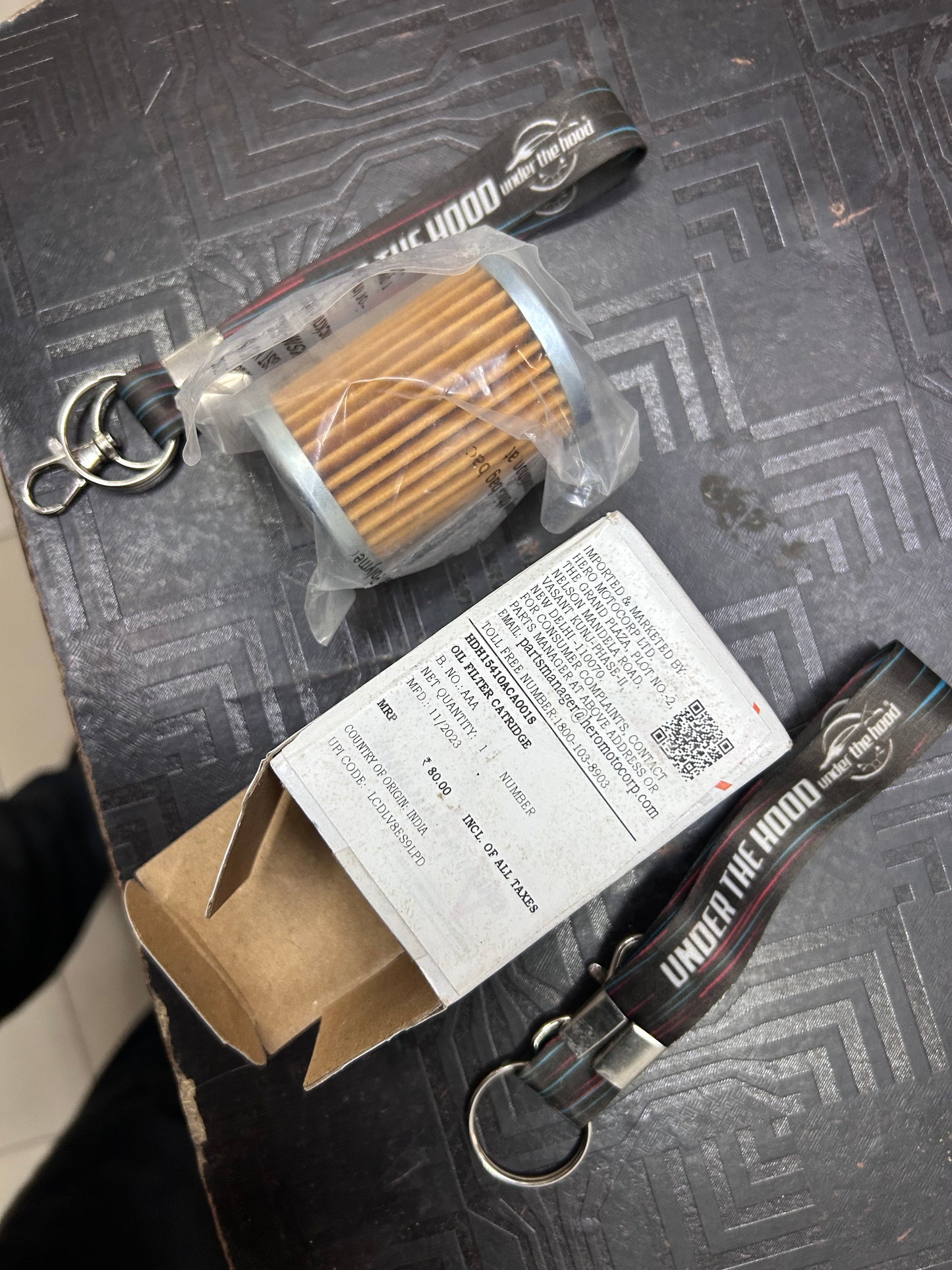 Harley Genuine Oil Filter Cartridge – HDH15410ACA000S (15410ACA000S) – Harley-Davidson X440 / 440X & Hero Mavrick 440 (Fitment Verify by Part No.)