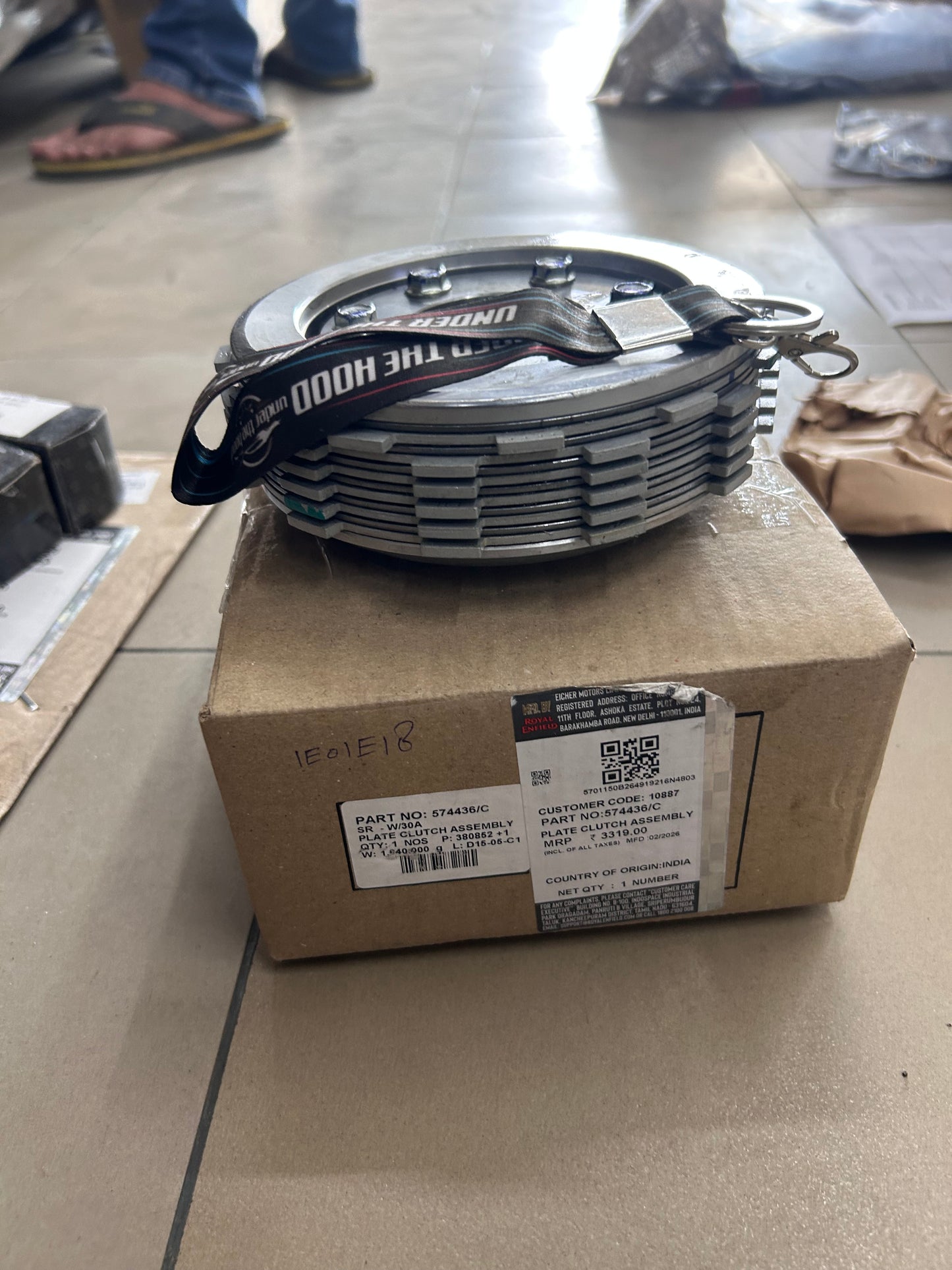 Royal Enfield Plate Clutch Assembly for Himalayan 411 / Scram 411 – 574436/C