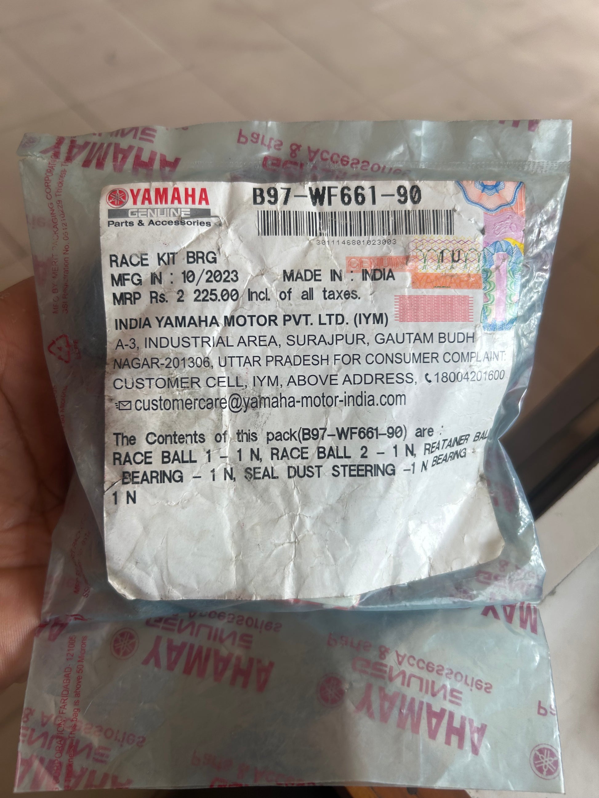 Cone Set Fz Steering FORK CONE SET FZ-S YAMAHAGP- Motorcycle Parts