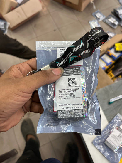 Royal Enfield Silencer Clamp (Exhaust to Mid-Pipe Joint) — Interceptor 650 & Continental GT 650 (E4/E5) — 576062 / 576062/A | Genuine OE