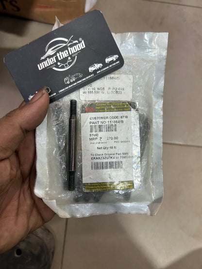 Crankcase Dowel Stud (M6×75, Bottom Joint) for Royal Enfield Bullet/Electra/Lightning | 111864/B | Genuine OEM