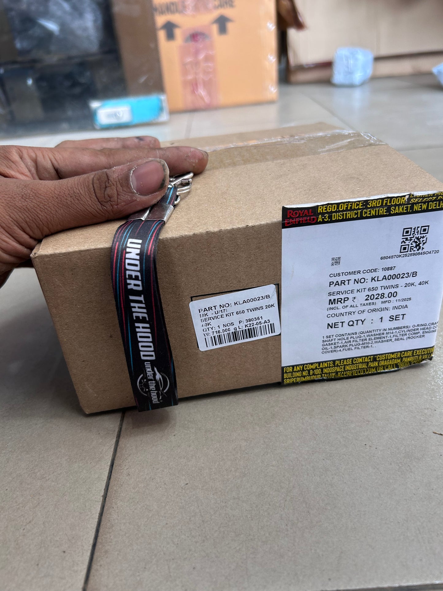 Royal Enfield 650 Twins Service Kit – 20K / 40K Major Service – Interceptor 650 & Continental GT 650 – KLA00023/B