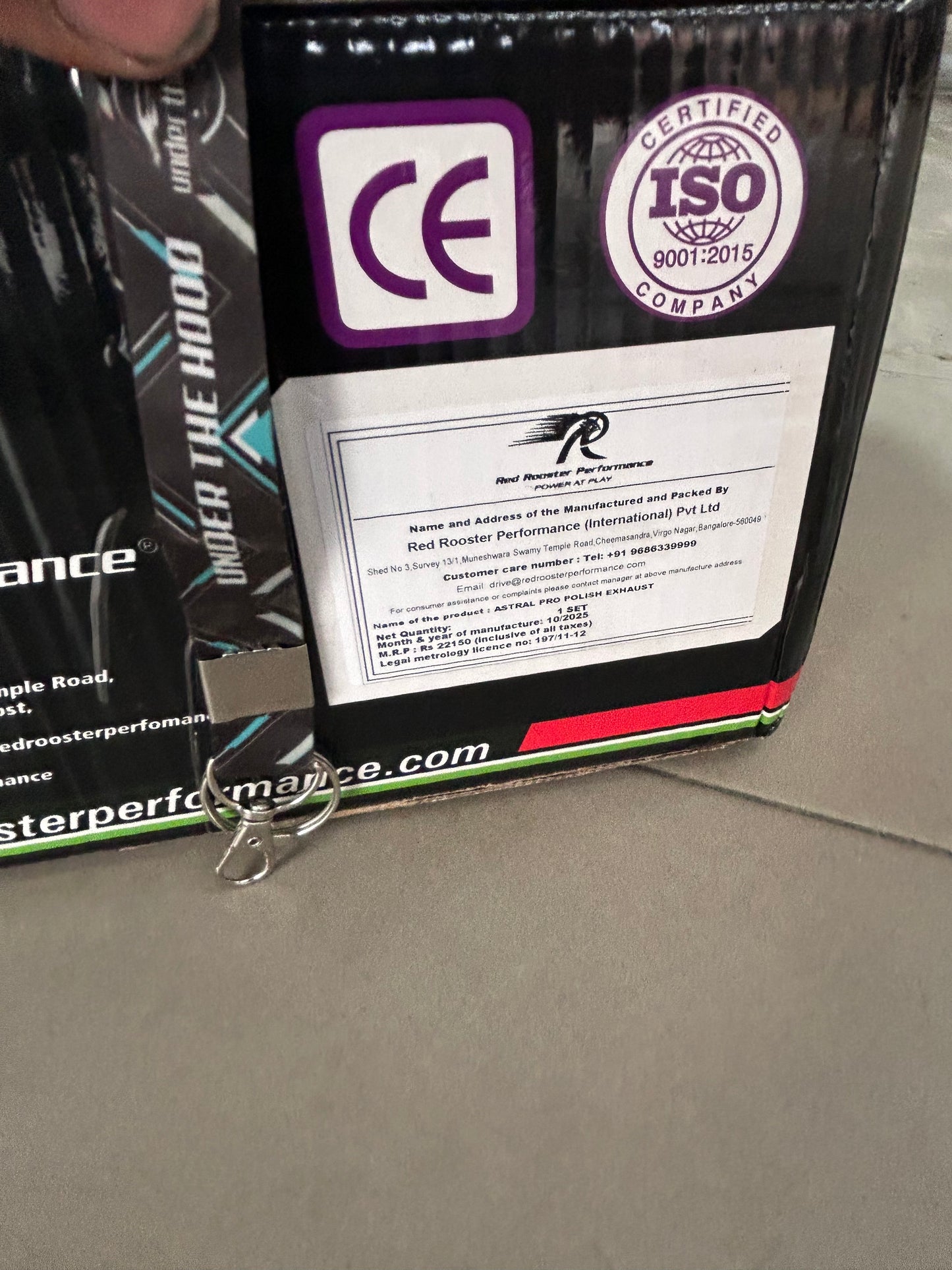 Red Rooster Astral Pro Polish Exhaust for Royal Enfield Super Meteor 650 – SS304, DB Killer, Performance Slip-Ons