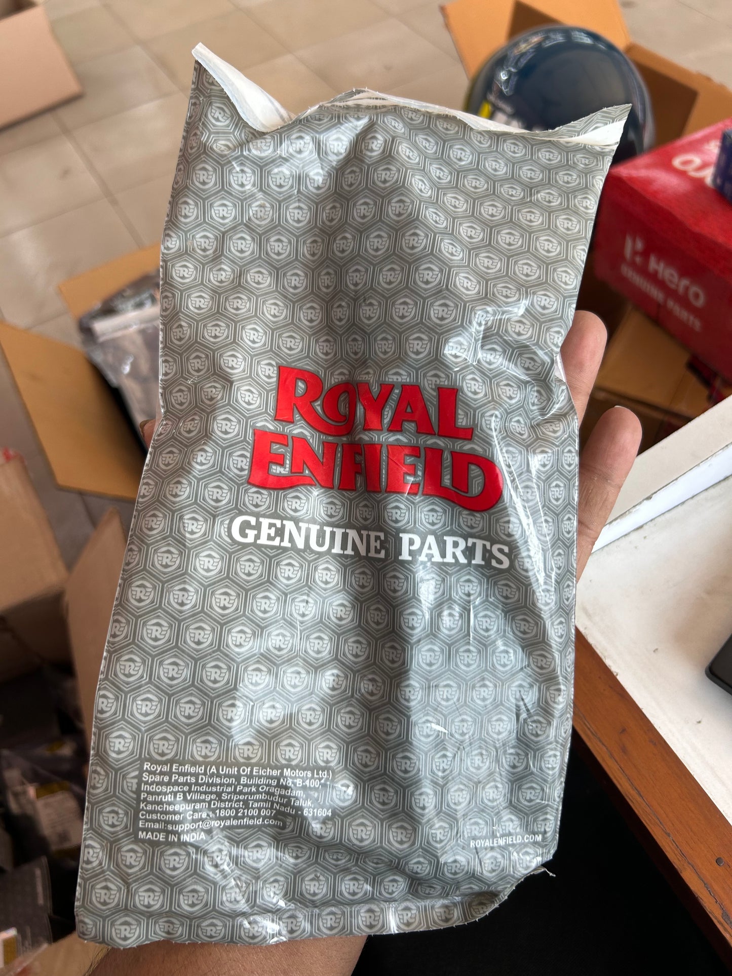 Royal Enfield 594540/D chain pad for Classic 350/500 and Thunderbird disc brake models