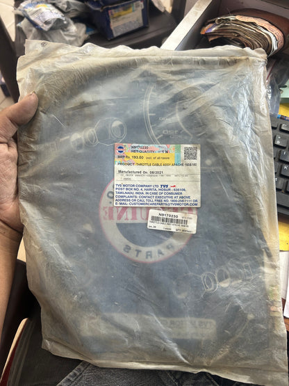 TVS N9170230 – Genuine Throttle Cable Assembly for Apache RTR 160 180