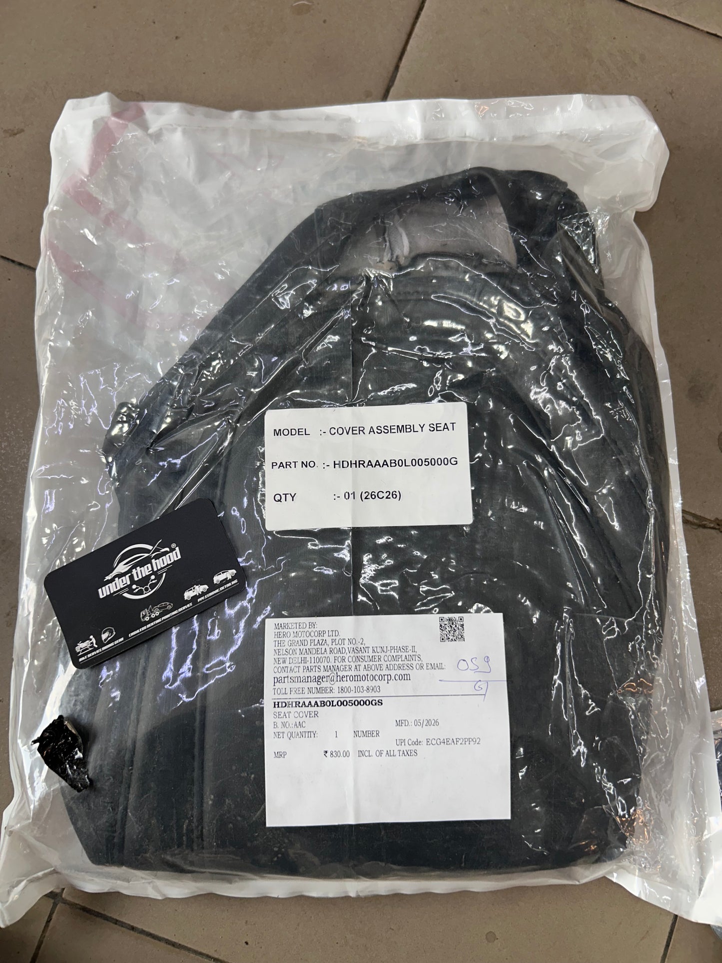 Harley-Davidson X440 / X440 OBDII Seat Cover Assembly OEM | HDHRAAAB0L005000G