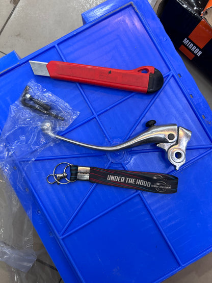 Royal Enfield Continental GT 650 Clutch Lever – Budget Aftermarket Adjustable Silver Replacement | LH