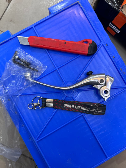 Royal Enfield Continental GT 650 Clutch Lever – Budget Aftermarket Adjustable Silver Replacement | LH