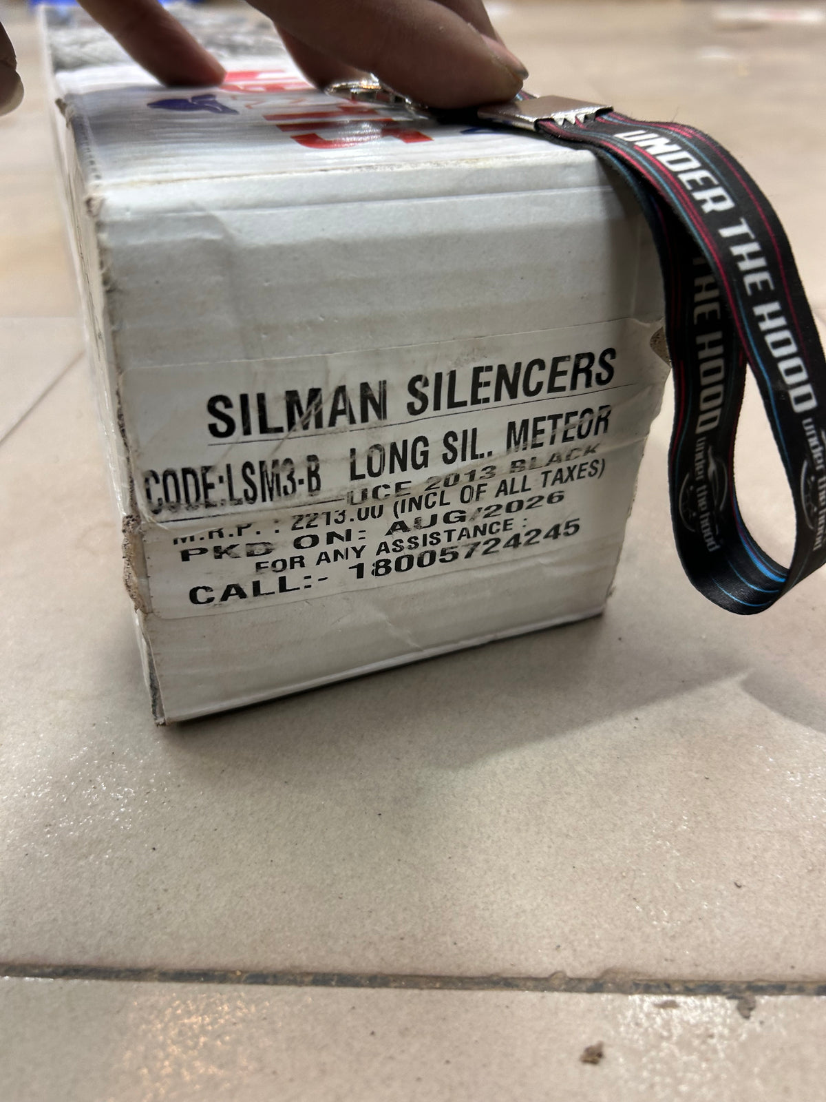 SILMAN LSM3-B Short Punjab Small Mouth Silencer – Matte Black | Royal Enfield Classic 350 Reborn & Meteor 350