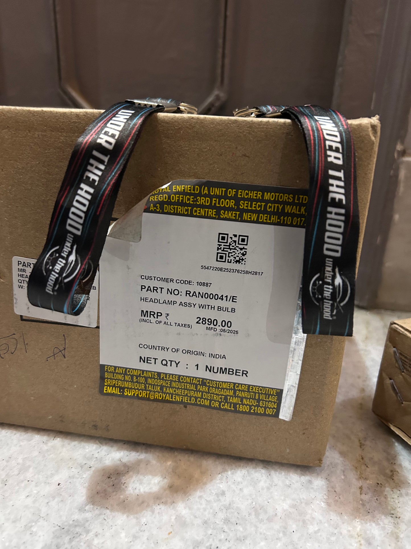 Royal Enfield Meteor 350 Headlamp Assembly with Bulb – Genuine OEM (RAN00041/B)