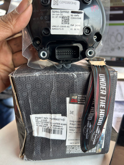 Instrument Cluster KMPH (Speedometer Console) for Royal Enfield Hunter 350 Factory (Base/Retro) – RAM00271/D (BS6, KMPH Only)