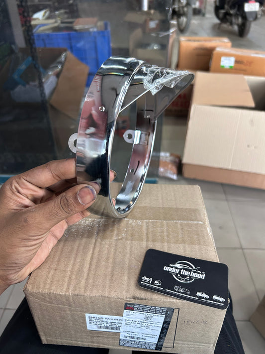 Royal Enfield LED Headlamp Chrome Rim RAN01264/A for Classic 350 Reborn